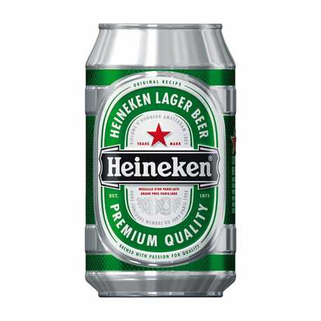 Heineken Beer can. 33 CL