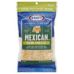 Kraft Mexican four cheese...