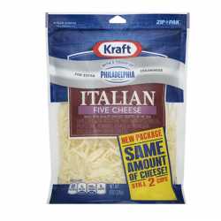 Kraft Italian five cheese...